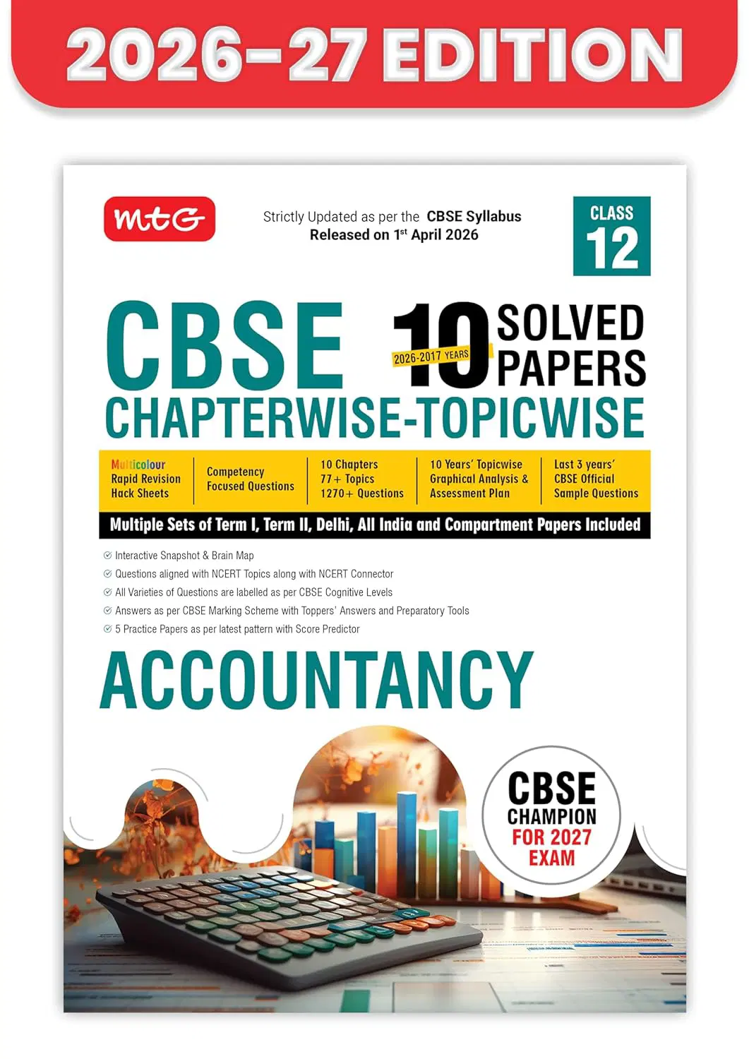 MTG Accountancy Chapterwise-Topicwise Solved Paper Class-12