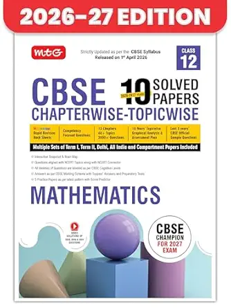 MTG Mathematics Chapterwise-Topicwise Class-12