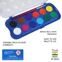 Doms Aqua Colour Cake 12 Shade 30 mm – image 2