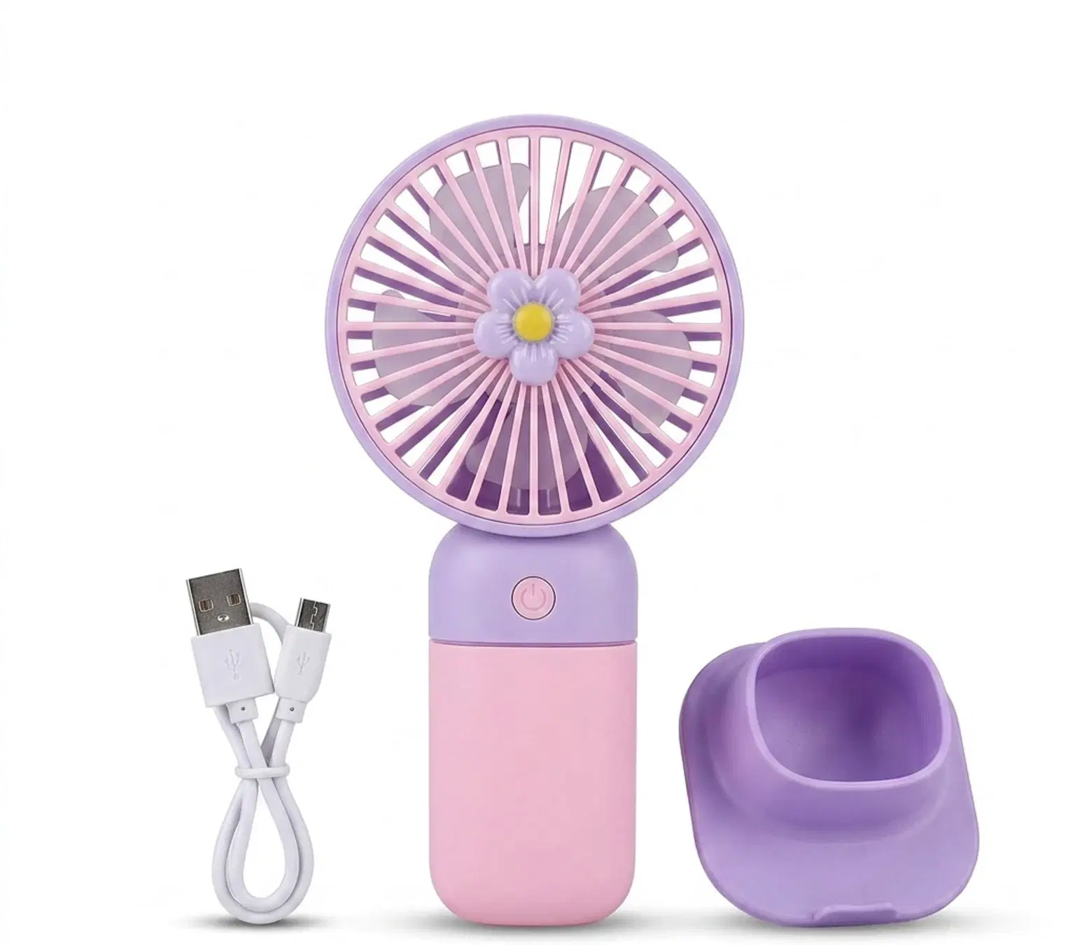 Mini Charable Fan in Double ton col