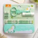 Unicorn Stationery Gift Set for Kids light green Col. kit set – image 1
