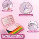 Bookato 3D Pencil Large Case Assorted Prints Unicorn & Frozens print Cute Designs – image 4