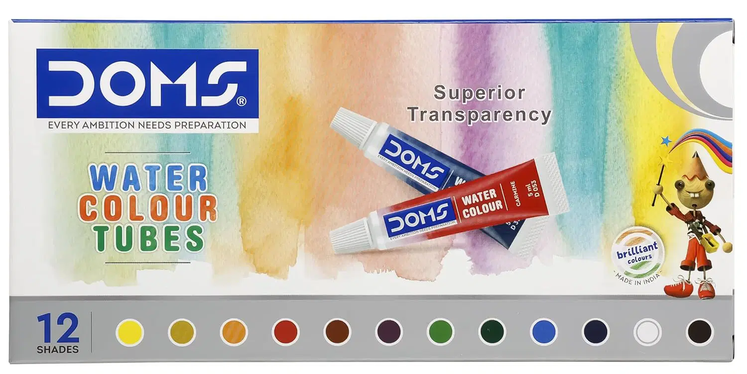 Doms Water Tubes Colour 12 Shades