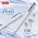 Unomax Geltron Pearl Blue Gel Pens – image 1