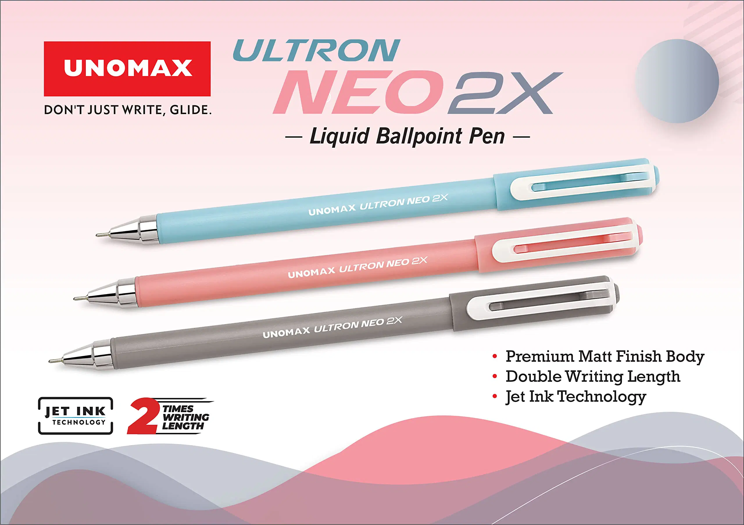  Unomax Ultron Neo 2x Black Ball Pen