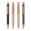 Unomax Excella Metal Blue Ball Pen Black Body with box pack – image 3