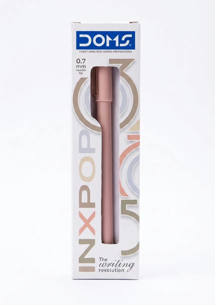 Doms Inxpop Red Ball Pen 0.7mm