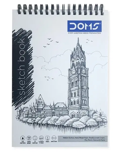 Doms A5 Spiral Sketchbook | Best for Sketching |