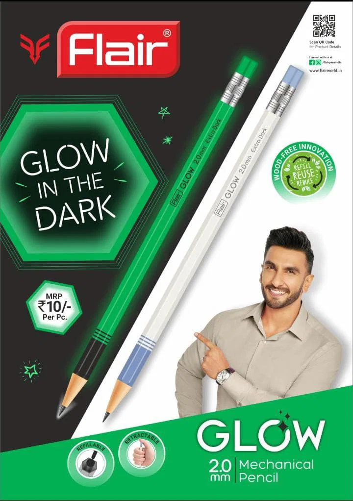 FLAIR Glow Extra Dark 2.0mm Mechanical Pencil
