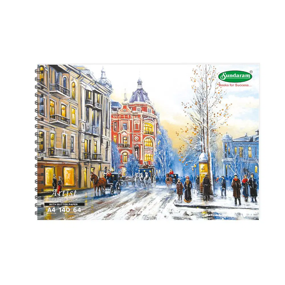 Sundaram Artist Drawing Book (Butter Paper) – A4 – 64 Pages
