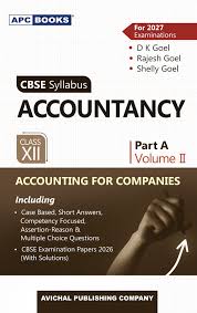 CBSE ACCOUNTANCY PART A VOL II CLASS -12  FOR 2027 EXAMINATIONS