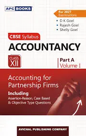 CBSE ACCOUNTANCY PART A VOL I CLASS-12 FOR 2027 EXAMINATION