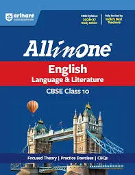 ARIHANT ALL IN ONE ENGLISH LANGUAGE & LITERATURE CBSE CLASS 10