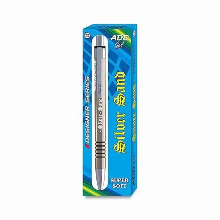 ADD Gel Silver Sand Blue Pen