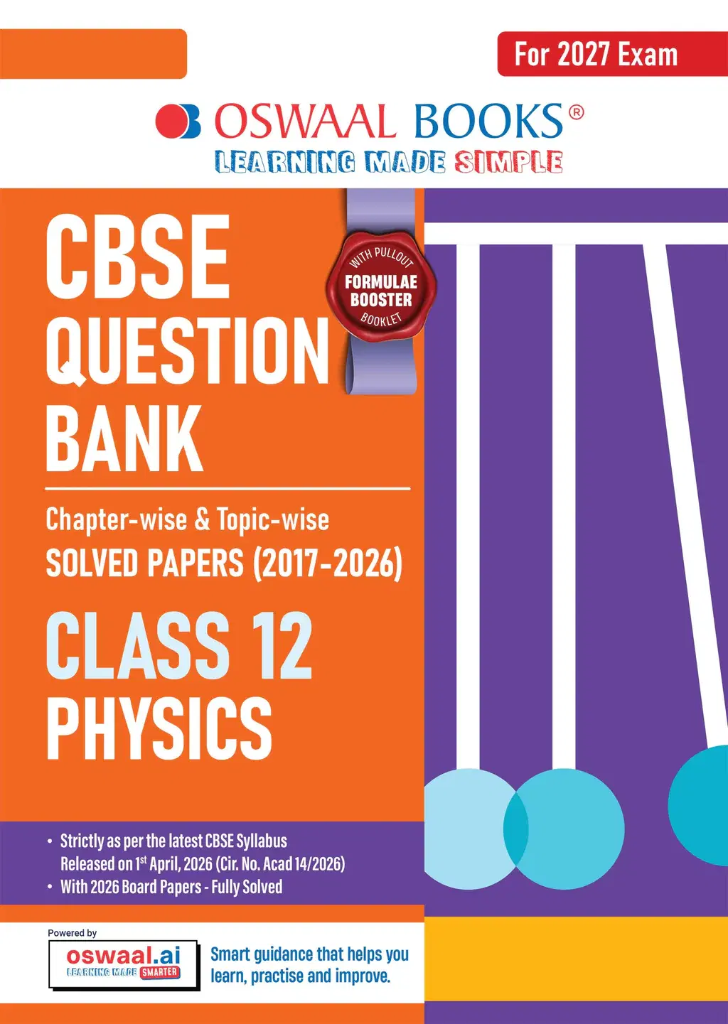 Oswaal CBSE Class 12 Physics Question Bank