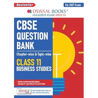 Oswaal CBSE Class 11 Business Studies Question Bank