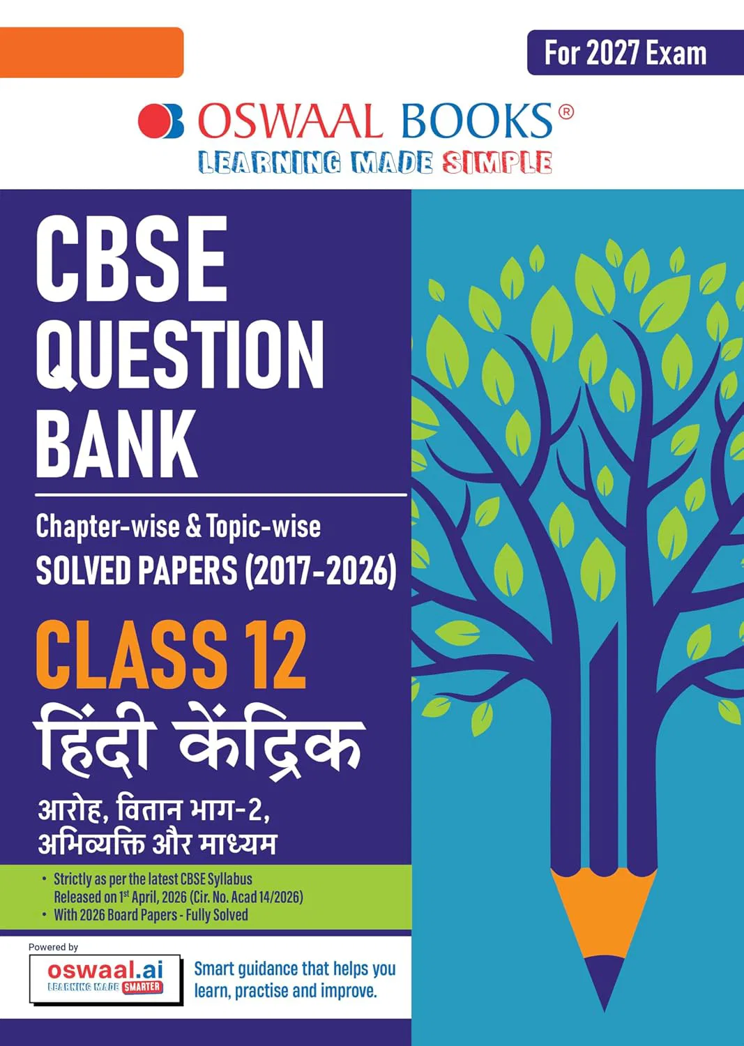 Oswaal CBSE Class 12 Hindi Core Question Bank