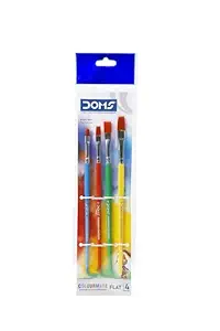 Doms flat brush set of 4