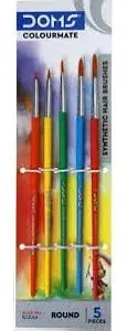 Doms Round Brush set of 5