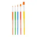 Doms Colourmate Synthetic Paint Brush Set (Flat & Round) – image 2
