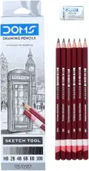 Doms Drawing Pencil set of 6 – image 1