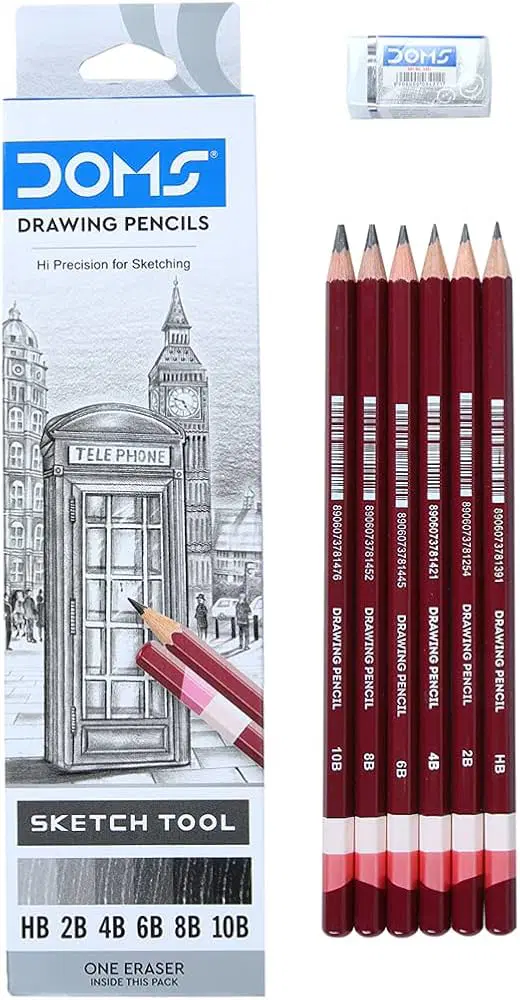 Doms Drawing Pencil set of 6