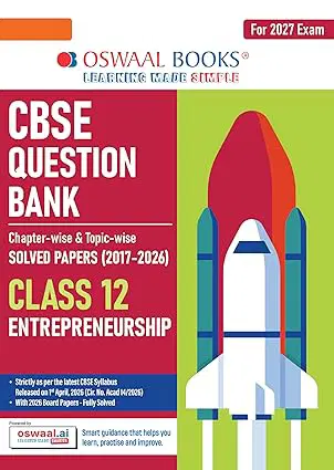 Oswaal CBSE Class 12 Entrepreneurship Question Bank