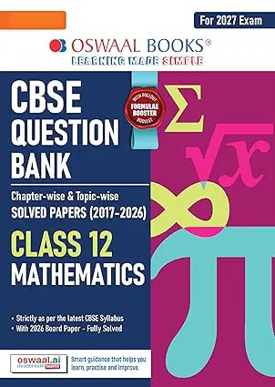Oswaal CBSE Class 12 Mathematics Question Bank