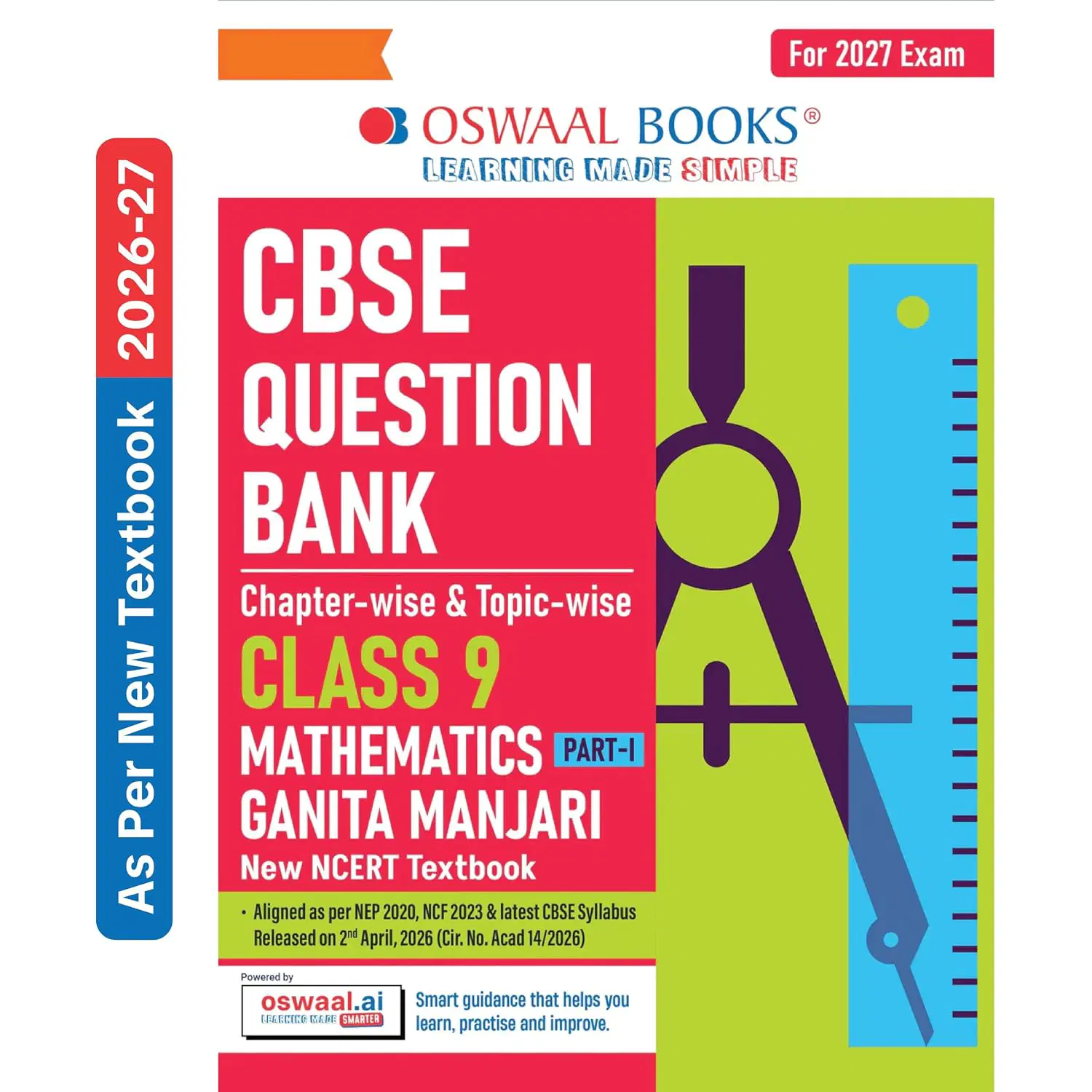 Oswaal CBSE Class 9 Mathematics Part-1 Question Bank Chapter-wise & Topic-wise 