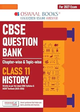 Oswaal CBSE Class 11 History Question Bank