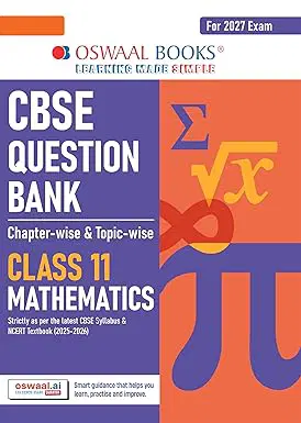 Oswaal CBSE Class 11 Mathematics Question Bank