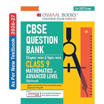 Oswaal CBSE Class 9 Mathematics Advanced Level Question Bank | Based on NCERT |