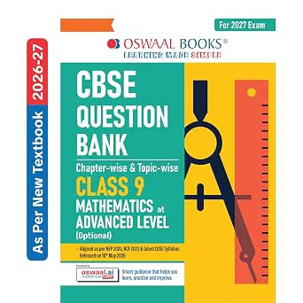 Oswaal CBSE Class 9 Mathematics Advanced Level Question Bank | Based on NCERT |