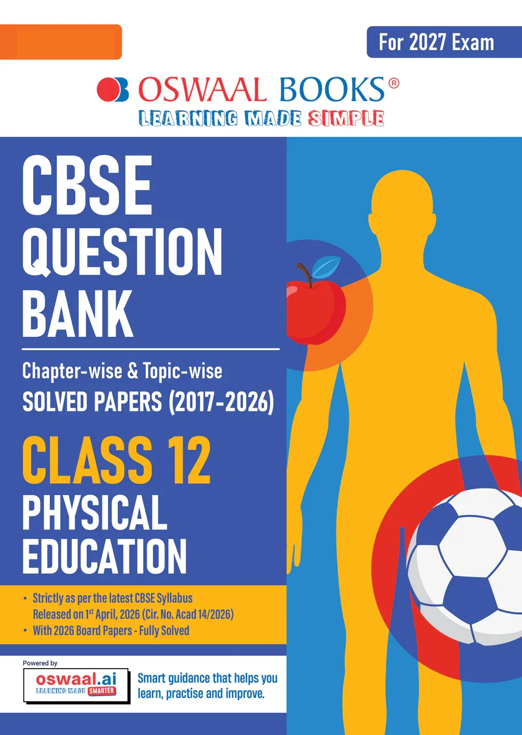 CBSE Class 12 Physical Education Question Bank Chapter & Topic-wise Solved Papers for 2027 exams