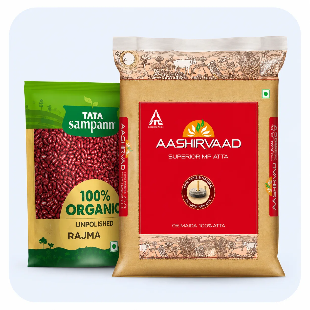 Atta, Rice& Dal
