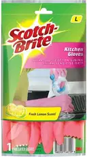 Scotch-Brite Kitchen Gloves – Fresh Lemon Scent, Large (L) – image 3