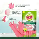Scotch-Brite Kitchen Gloves – Fresh Lemon Scent, Large (L) – image 2