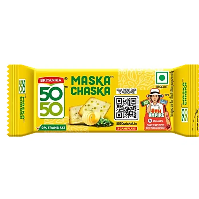 Britannia 50 50 Maska Chaska Biscuits,