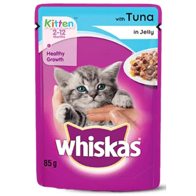 Cat Wet Food - Whiskas Tuna Kitten Cat Wet Food 85g