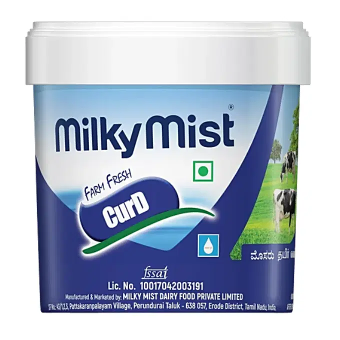 Milky Mist Farm Fresh Curd/Dahi, 1 kg Tub