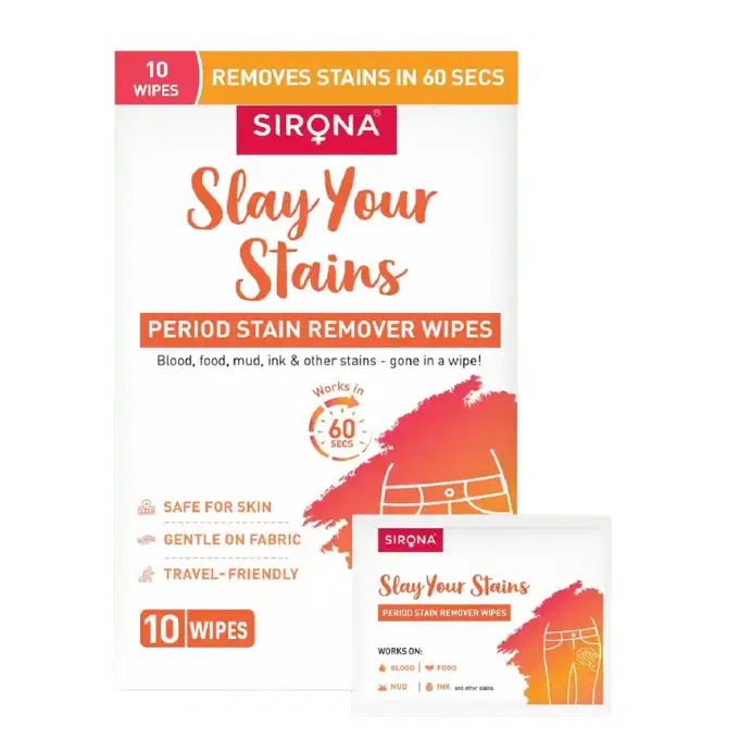Sirona Period Stain Remover Wipes |