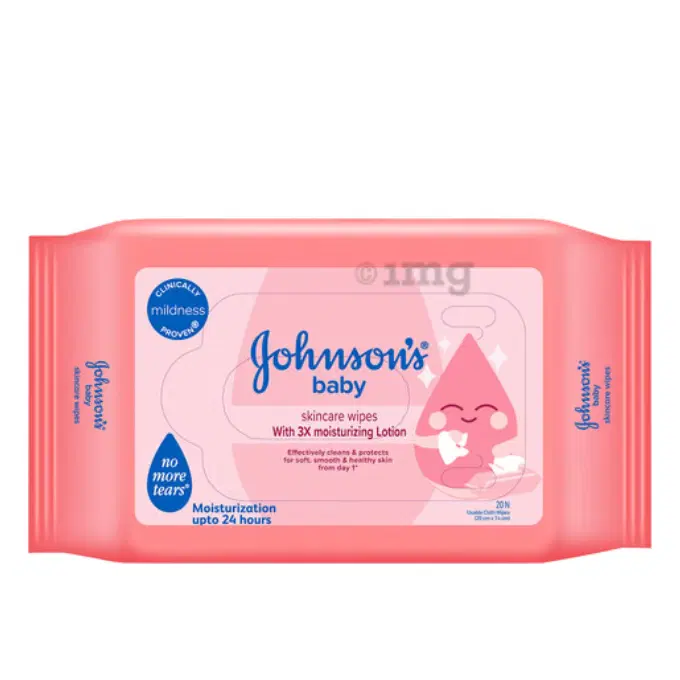 Johnson's Baby Skincare | Alcohol & Soap Free Wipes ( 20 n)