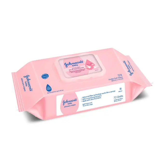 Johnson's Baby Wet Wipes | 72 Wipes 