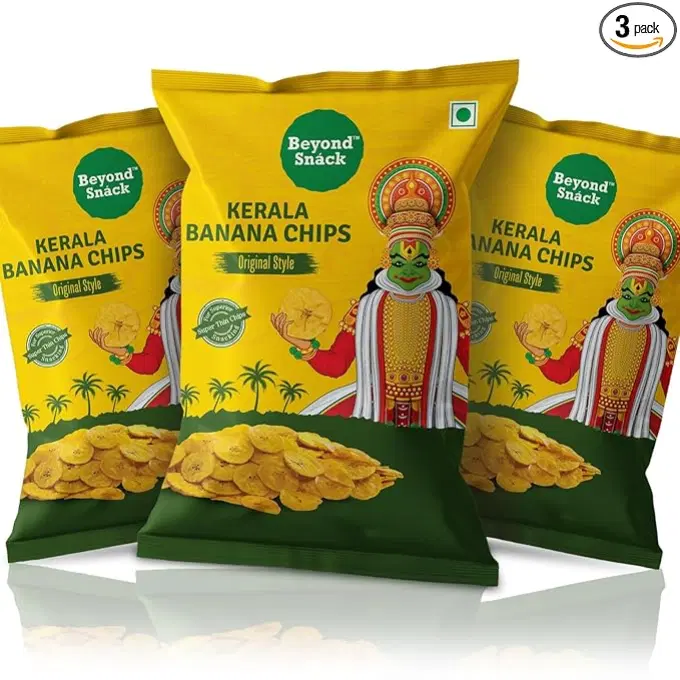  Beyond Snack Nendran Kerala Banana Chips | Original Salted | Thin Crunchy Crispy Snack |300g 