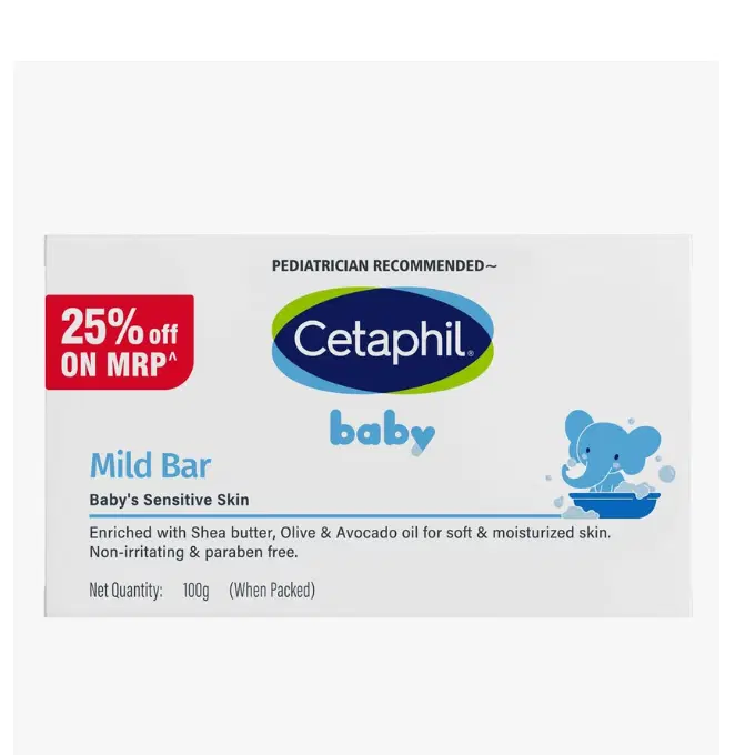 Cetaphil Baby Mild Cleansing Bar for Newborns & Babies 100 gm