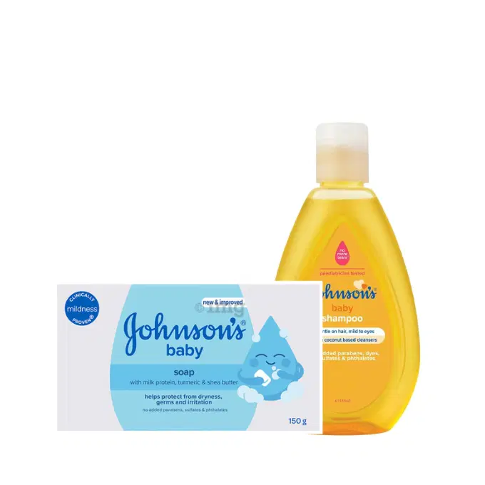 Johnson's Baby Soap 150 G + 25 ML Baby Shampoo