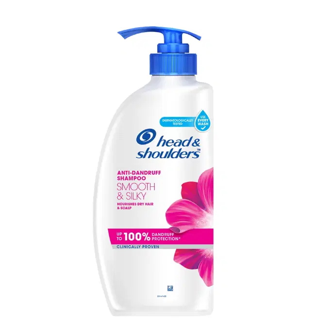 Head and Shoulders Smooth and Silky Anti Dandruff Shampoo, 650ml