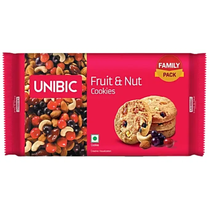 Unibic Fruit & Nut Cookies, 270 g (4 x 67.5 g)