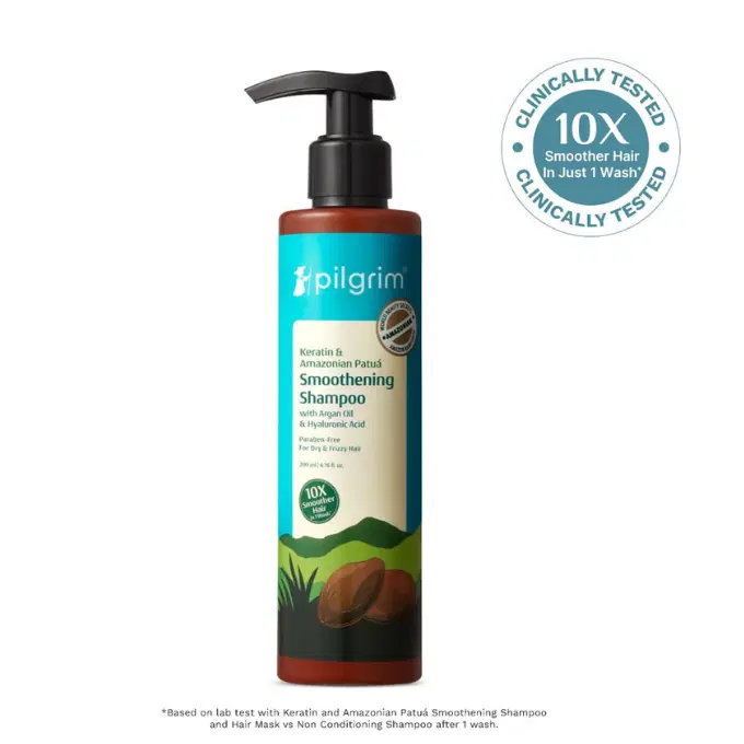 Pilgrim Keratin & Amazonian Patuá Smoothening Shampoo