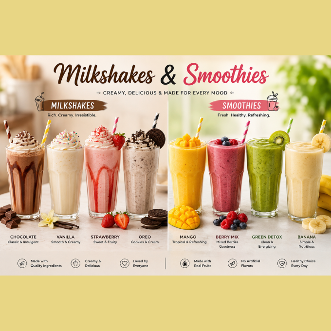 Milkshake & Smoothies